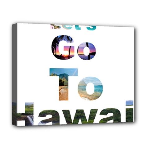 Hawaii Deluxe Canvas 20  X 16   by Howtobead
