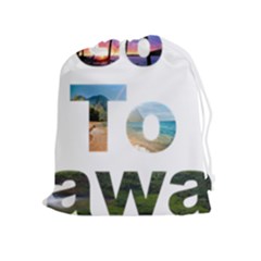 Hawaii Drawstring Pouches (extra Large) by Howtobead