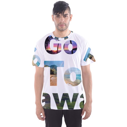 Hawaii Men s Sports Mesh Tee by Howtobead