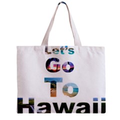 Hawaii Zipper Mini Tote Bag by Howtobead