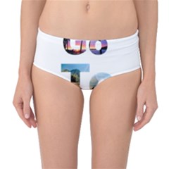 Hawaii Mid-waist Bikini Bottoms by Howtobead