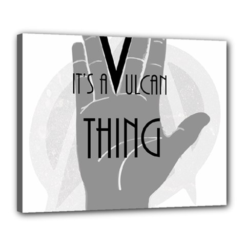 Vulcan Thing Canvas 20  X 16  by Howtobead