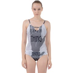 Vulcan Thing Cut Out Top Tankini Set by Howtobead