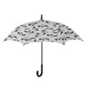 Birds Pattern Photo Collage Hook Handle Umbrellas (Medium) View3