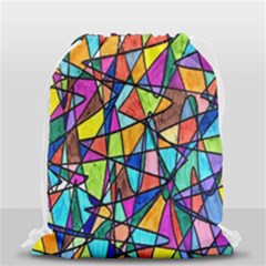 Pattern-13 Drawstring Bag (small) by ArtworkByPatrick