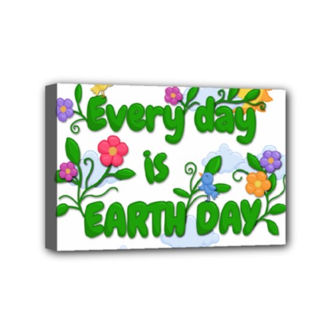 Earth Day Mini Canvas 6  X 4  by Valentinaart