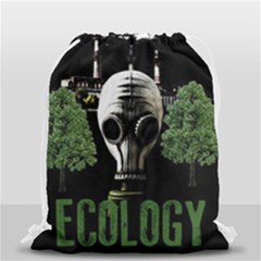 Ecology Drawstring Bag (small) by Valentinaart