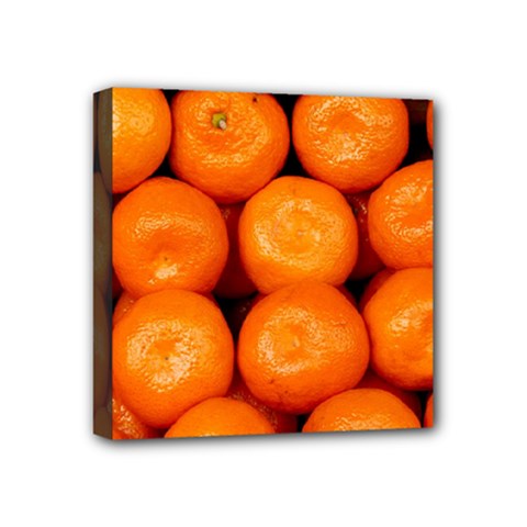 Oranges 1 Mini Canvas 4  X 4  by trendistuff