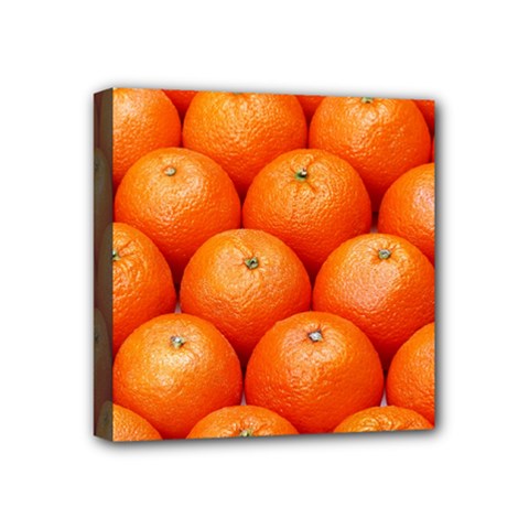 Oranges 2 Mini Canvas 4  X 4  by trendistuff