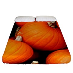 Pumpkins 1 Fitted Sheet (california King Size) by trendistuff
