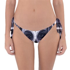 Day Of The Dead Sugar Skull Reversible Bikini Bottom by StarvingArtisan