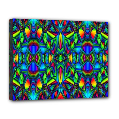 Colorful-13 Canvas 14  X 11  by ArtworkByPatrick