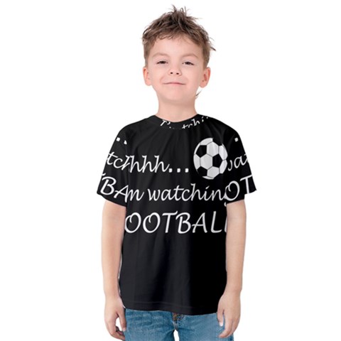 Football Fan  Kids  Cotton Tee by Valentinaart