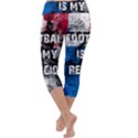 Football is my religion Capri Yoga Leggings View4
