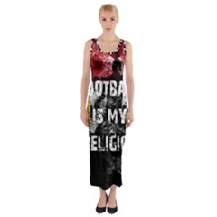 Football Is My Religion Fitted Maxi Dress by Valentinaart