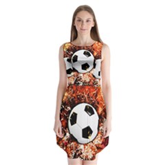 Football  Sleeveless Chiffon Dress   by Valentinaart