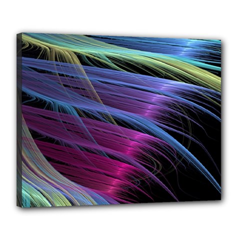 Abstract Satin Canvas 20  X 16  by Sapixe