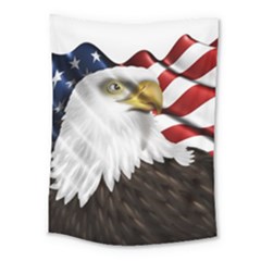 American Eagle Flag Sticker Symbol Of The Americans Medium Tapestry by Sapixe