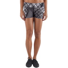 Architecture Roof Structure Modern Yoga Shorts by Sapixe
