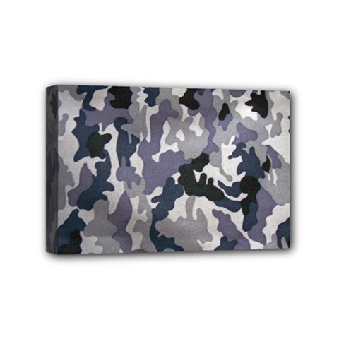 Army Camo Pattern Mini Canvas 6  X 4  by Sapixe