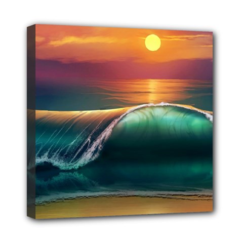 Art Sunset Beach Sea Waves Multi Function Bag	 by Sapixe