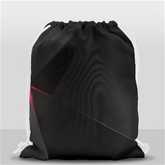 Black Light Dark Figures Drawstring Bag (small) by Sapixe