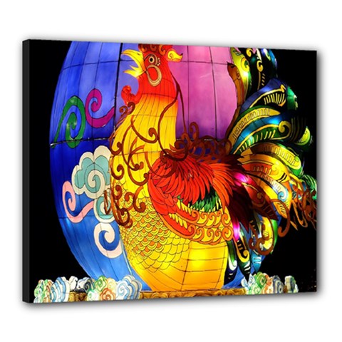 Chinese Zodiac Signs Canvas 24  X 20  by Sapixe