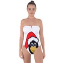 Christmas Animal Clip Art Tie Back One Piece Swimsuit View1