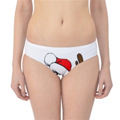Christmas Santa Claus Hipster Bikini Bottoms by Sapixe