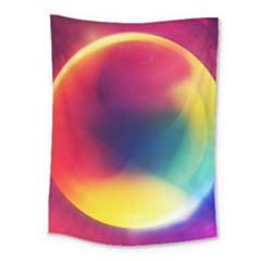 Colorful Glowing Medium Tapestry by Sapixe