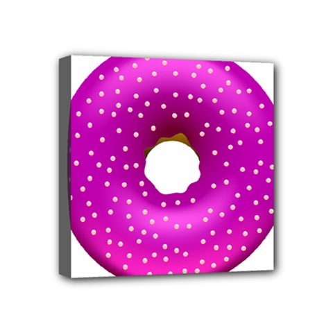Donut Transparent Clip Art Mini Canvas 4  X 4  by Sapixe