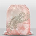 Wonderful Soft Flowers With Floral Elements Drawstring Bag (Small) View1