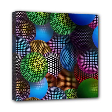 Multicolored Patterned Spheres 3d Multi Function Bag	 by Sapixe