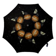 Outer Space Planets Solar System Hook Handle Umbrellas (medium) by Sapixe