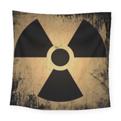 Radioactive Warning Signs Hazard Square Tapestry (large) by Sapixe
