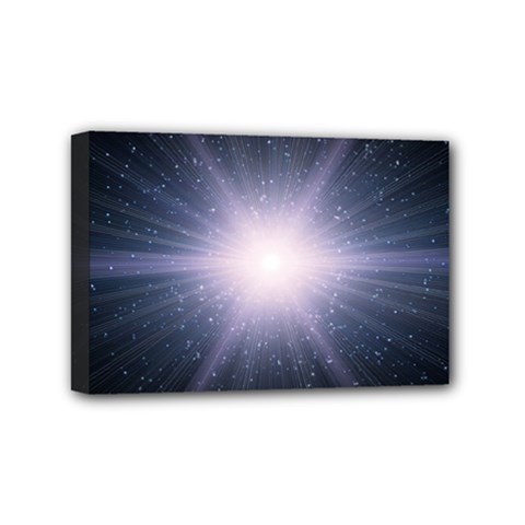 Real Photographs In Saturns Rings Mini Canvas 6  X 4  by Sapixe