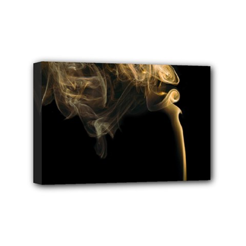 Smoke Fume Smolder Cigarette Air Mini Canvas 6  X 4  by Sapixe