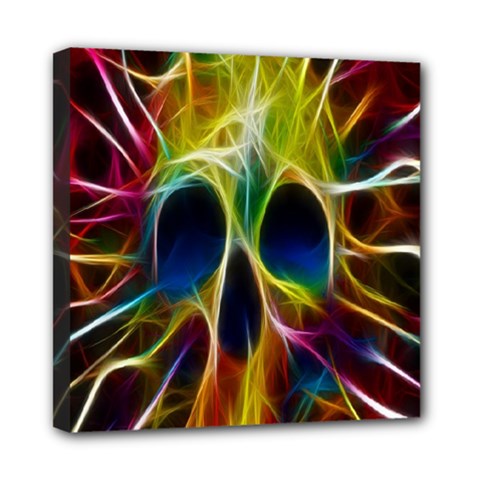 Skulls Multicolor Fractalius Colors Colorful Multi Function Bag	 by Sapixe