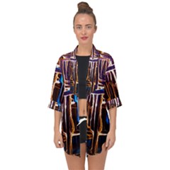 Ceramics Of Ancient Land 9 Open Front Chiffon Kimono by bestdesignintheworld