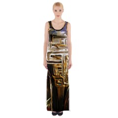 Ceramics Of Ancient Land 8 Maxi Thigh Split Dress by bestdesignintheworld