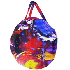 Balboa   Island On A Sand 13 Giant Round Zipper Tote by bestdesignintheworld