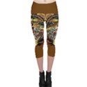 Tattoo Art Print Traditional Artwork Lighthouse Wave Capri Leggings  View1