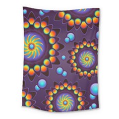 Texture Background Flower Pattern Medium Tapestry by Sapixe