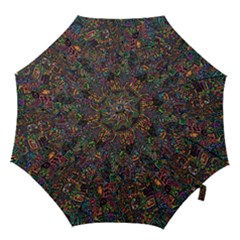 Trees Internet Multicolor Psychedelic Reddit Detailed Colors Hook Handle Umbrellas (small) by Sapixe