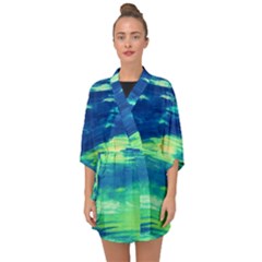 Sky Is The Limit Half Sleeve Chiffon Kimono by bestdesignintheworld