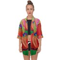 Dscf1425 (1) - fruits and geometry-2 Open Front Chiffon Kimono View1