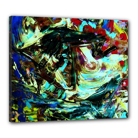 Dscf3082 - Sphinx And Wheel Of Time Canvas 24  X 20  by bestdesignintheworld