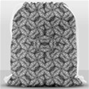 Modern Tribal Bold Pattern Drawstring Bag (Large) View2
