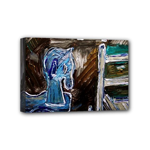 Dscf2546 - Toy Horsey Mini Canvas 6  X 4  by bestdesignintheworld