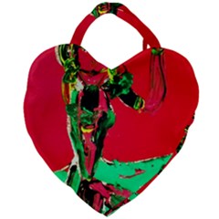 Dscf1545 - Spanish Dancer Giant Heart Shaped Tote by bestdesignintheworld